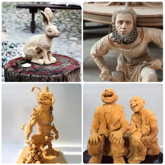 10 Pieces Silicone Clay Sculpting Tool, Modeling Dotting Tool& Pottery Craft use for DIY Handicraft,silicone tool,silicone sculpting tools {4}