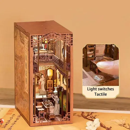 Book Nook Wizardi Miniature - Elegant Song Dynasty Roombox Kit {4}