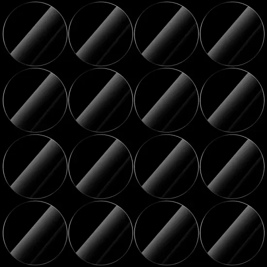 16 Pieces Clear Circle Acrylic 0.08 Inch Thick Round Acrylic Blanks Acrylic Discs Round Acrylic Panel for Picture Frame Painting DIY Crafts (Clear,4 Inch/ 10.16 cm) {2}