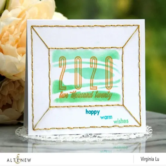 Liquid Marble Stencil {3}