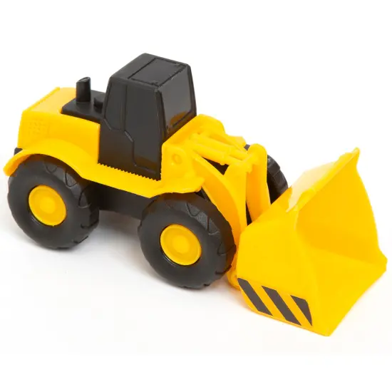 Boley: Mini Construction Vehicles - 5pk - Yellow & Black, Realistic Equipment Toy Playset, Interactive Moveable Parts, Indoor & Outdoor, Kids Ages 3+ {5}