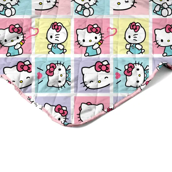 Sanrio Hello Kitty and Friends Quilted Blanket Sweet {2}