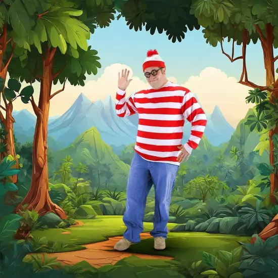 Where's Waldo Adult Costume Kit {4}