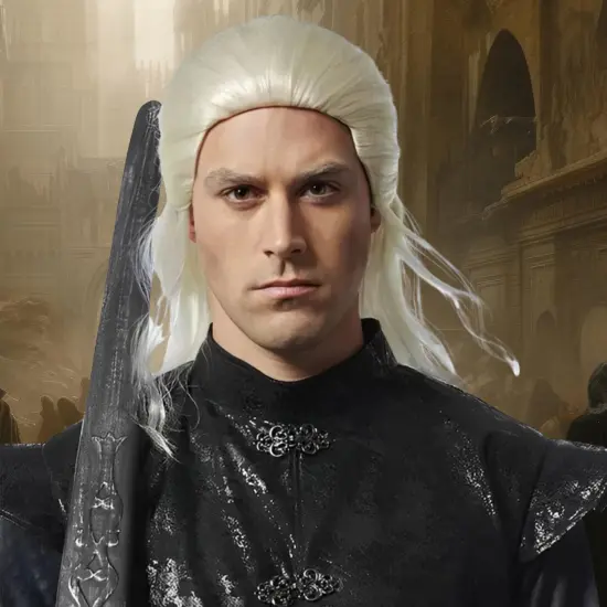 Ancient Prince Adult Costume Wig {5}