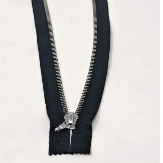 Zipper &ndash; Black 6MM 15" Non-Separating Closed Bottom for Purses, Bags, and Accessories and More {3}