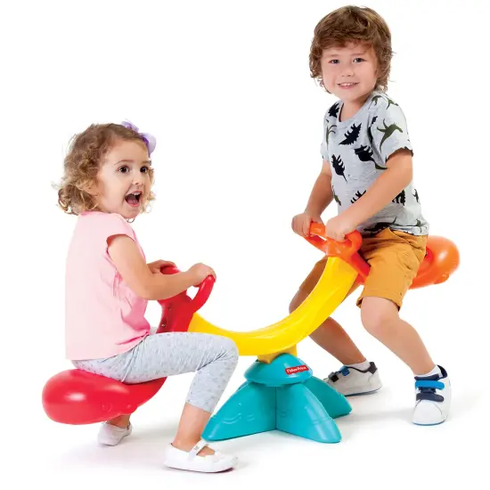Fisher Price: Happy Whale Seesaw - 360 Spinning Teeter Totter, Whale-Shaped Seat, Playground Toy, Indoor & Outdoor, Grow'n Up, Kids-Toddlers Ages 2+ {5}