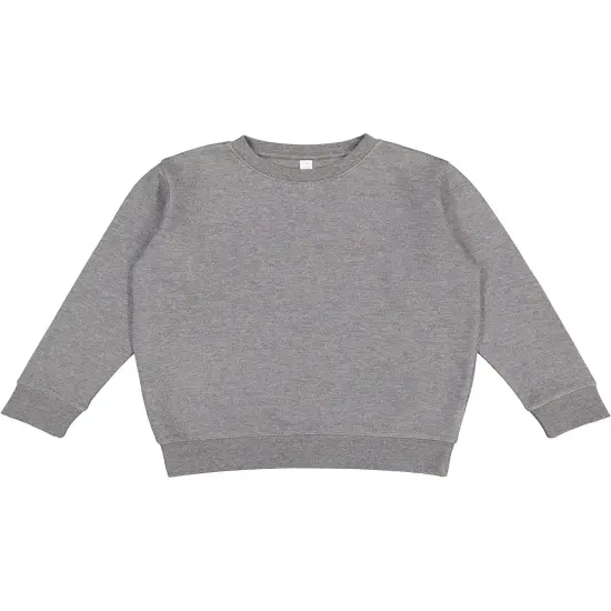 LAT&reg; Youth Elevated Fleece Crew GRANITE HEATHER {1}