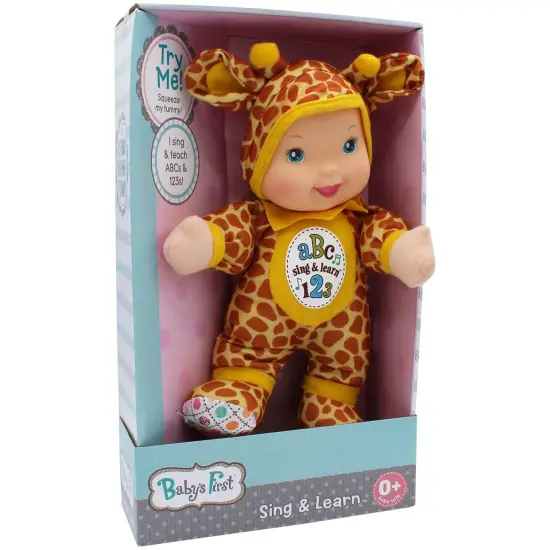 Baby's First Sing & Learn Giraffe Toy Doll - All Ages {3}