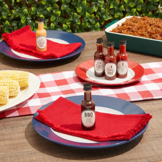 30 Pack 50ml Mini Liquor Bottles with Caps - 50mL Small Wine Bottle with 6 Funnels for Party Favors, Alcohol {2}