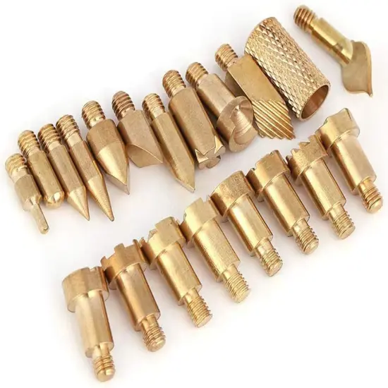 23Pcs Pyrography Wood Burning Tips, Wood Burning Tool Kits Carving Iron Tip for Embossing/Adults/Beginners/Birthday/Wedding Anniversary/Halloween/Christmas DIY {2}