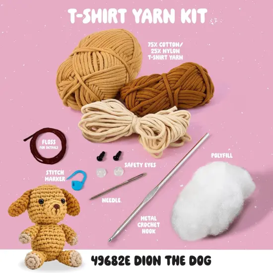 2 Piece Complete Crochet Kit, Pet Pals {2}