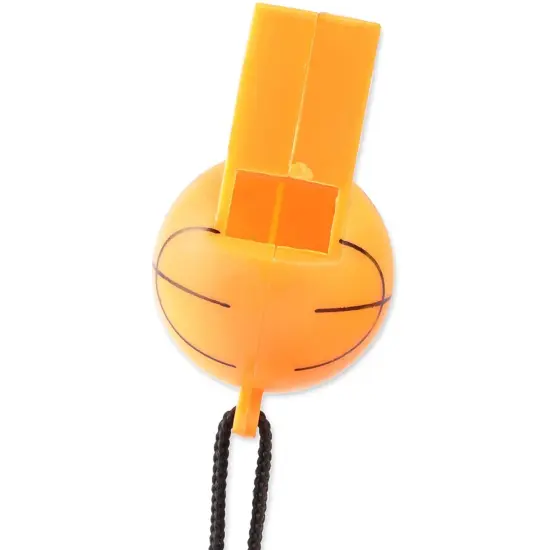 Basketball Whistles for Party Favor, Sports Birthday Supplies (24 Pack) Orange {7}