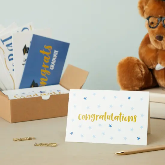 Graduation Cards Bulk Assortment - 36 Pack Congratulations Greeting Cards with Envelopes 4x6, 6 Designs - 2025 Graduation Party Supplies {2}