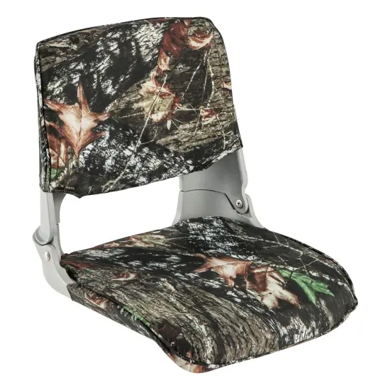 Camouflage Folding Boat Seat with High-Density Padding and Removable Oxford Fabric {1}