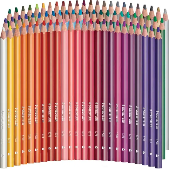 Colored Pencils, Triangular Barrel, 4mm, 72 Pieces {1}