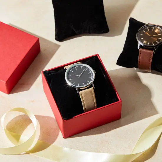 12 Pack Velvet Bracelet Cushion Pillows for Watches and Bangles, Jewelry Display for Selling, Black (3 x 3 In) {3}