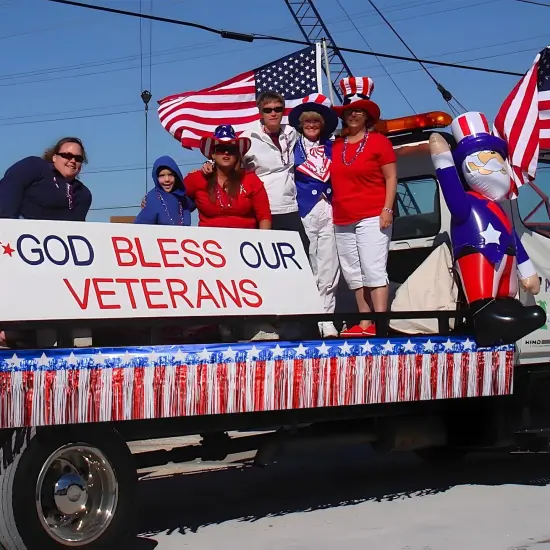 4th of July Decorations 2Packs 39 Feet Foil Fringe Garland Tinsel Streamers, Red White and Blue Star Metallic Hanging Backdrop Banner Table Skirts for Parade Floats Memorial Day Patriotic Party {3}