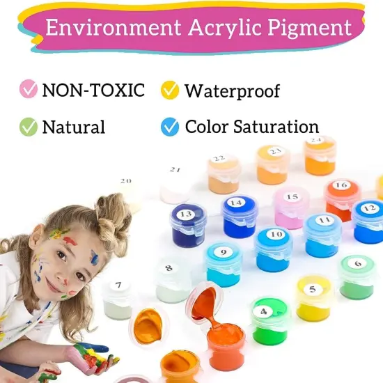 DIY Easy Gnome Paint by Numbers Kit for Adults,Unframed Succulents Gnome Oil Paint by Number Kits for Beginner,Acrylic Painting Kits for Home Wall Decor 16X20 Inch. {5}