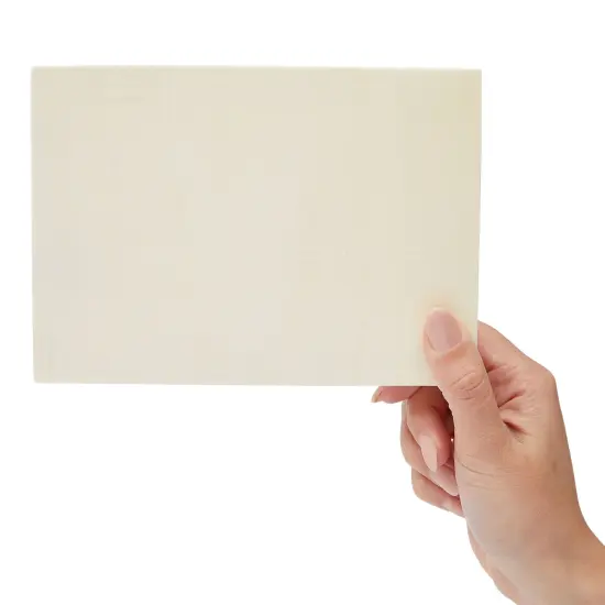 6 Pack Unfinished Wood Panels for Painting, Wooden Canvas for Arts and Crafts (5x7 Inches) Brown {7}