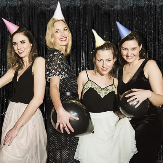 Tinsel Curtain Party Backdrop Black Birthday Party Decorations 2 Packs Glitter Foil Fringe Curtain Party Decor Streamers Photo Booth for Birthday Christmas Wedding Halloween Graduation Decorations {3}