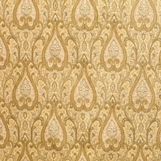 Sarah Upholstery & Drapery Fabric 100% Polyester, 54" Wide with Elegant Pattern Repeat Oatmeal {3}