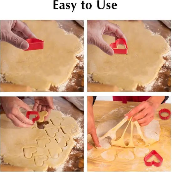 Cookie Cutter Set 24 Pieces Pancake Maker Supplies 2 Inch {3}