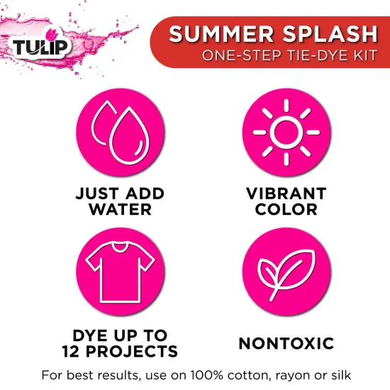 Tulip Summer Splash 8-Color Tie-Dye Kit {4}