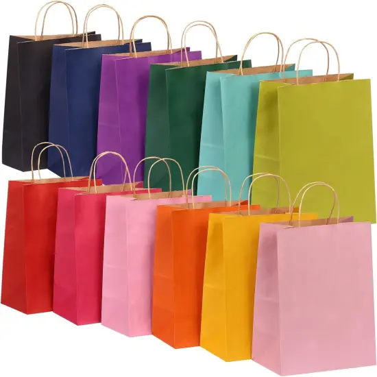36pcs Paper Gift Bags with Handles Bulk {1}