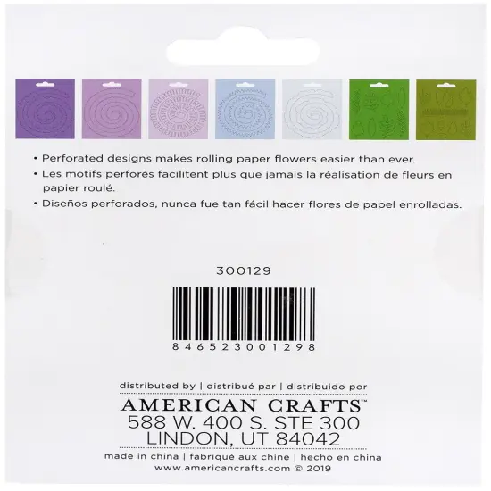 Bazzill Quilling Paper Pad 36/Pkg-Lilac {2}