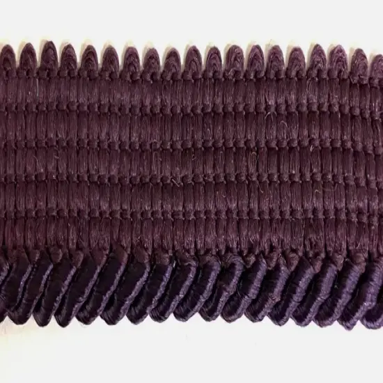 Twist Cord with Lip Piping Trimming - 8 Yards- Many Colors Available! Dark purple {1}