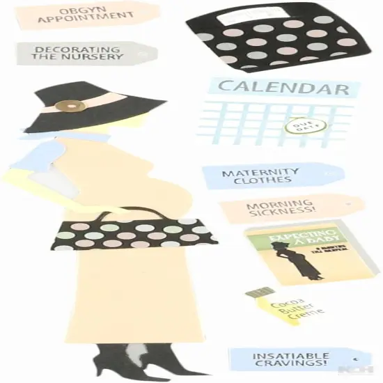 Jolee's Boutique Pregnancy Dimensional Stickers {1}