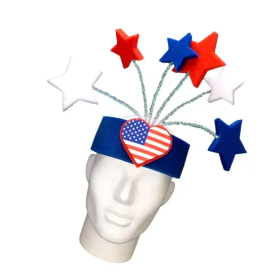 USA Stars Headband Patriotic & Festive Party Accessory {6}