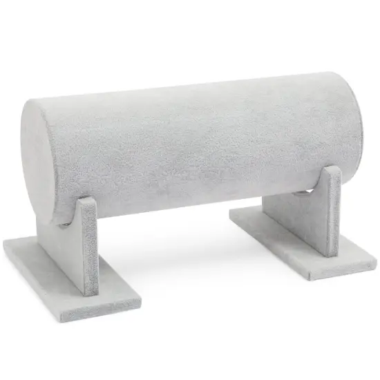 Velvet Headband Holder and Organizer Stand for Girls and Women - Storage Rack and Display for Hair Accessories (Gray) Grey {7}