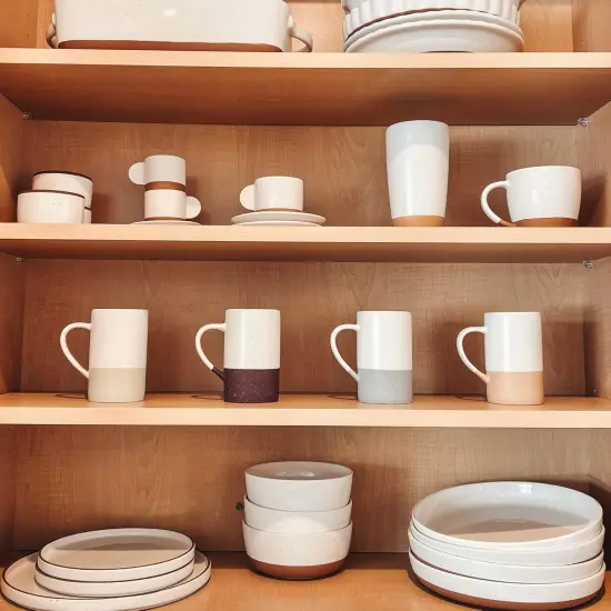 12oz Coffee Mug Set of 4 - Tea Cups with Handle {4}