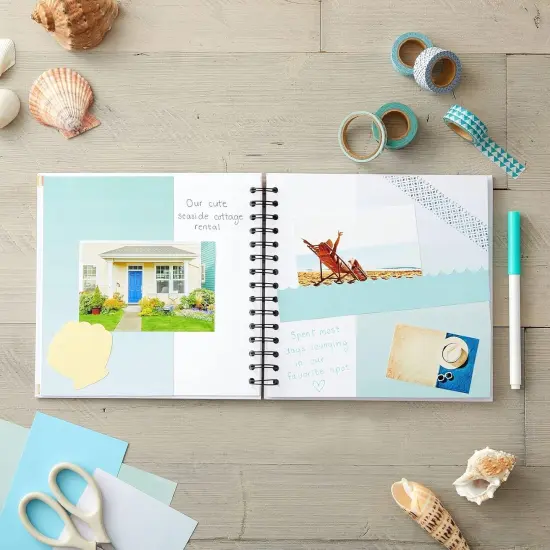 Scrapbook Photo Album for Family Photos, Wedding Guest Book, Anniversary (40 Sheets) {1}