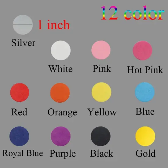 Silver Confetti 1 inch Table Confetti Glitter 5000 pcs for Wedding Party Decoration or Filled Balloons {2}