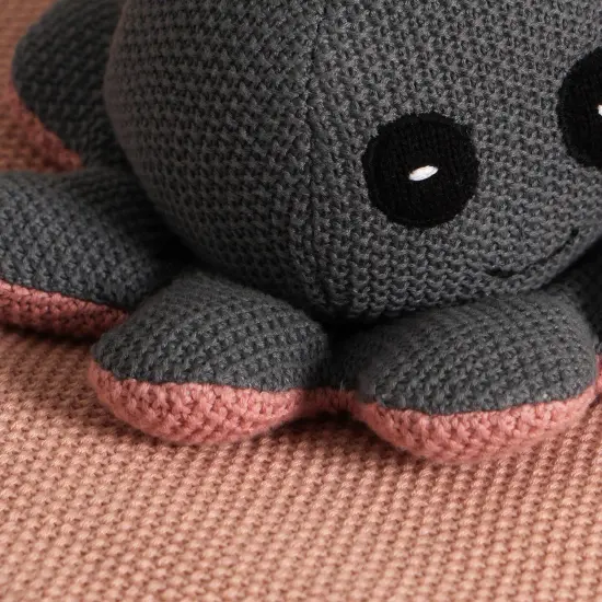 100% Handmade Cotton knitted Soft Jelly Plush Toy/Soft toys - Dark Grey {5}