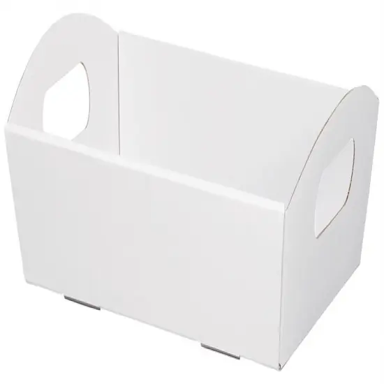 Pack/6: White Presentation Trays - 8-1/4 x 7-1/2 x 2-1/2" {2}