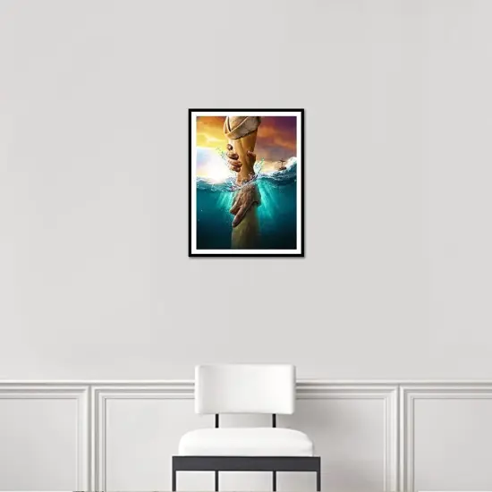 Christian Diamond Art, 5D Diamond Art Kits for Adults, Jesus Belief Diamond Art Kits, DIY Diamond Art Kits for Beginners, for Home Wall Decor, Craftwork for Indoor 12x16Inch {3}