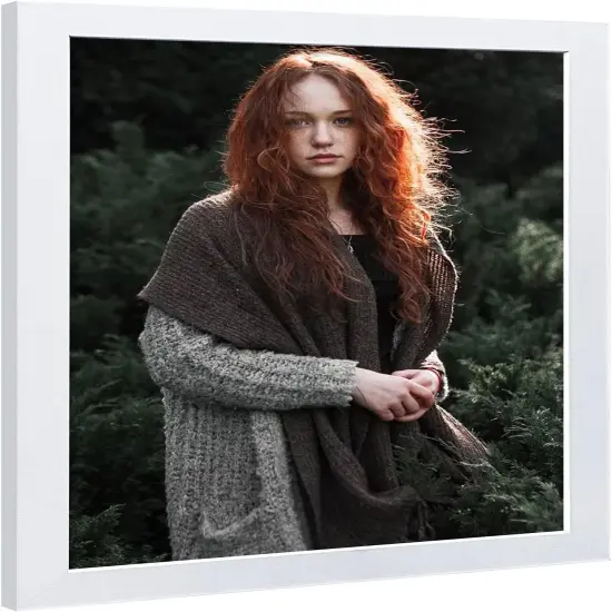 Poster Frames 20x30 White 3 Pack, Solid Wood Picture Frames for Wall Mounting Hanging Art and Puzzle Frame {4}