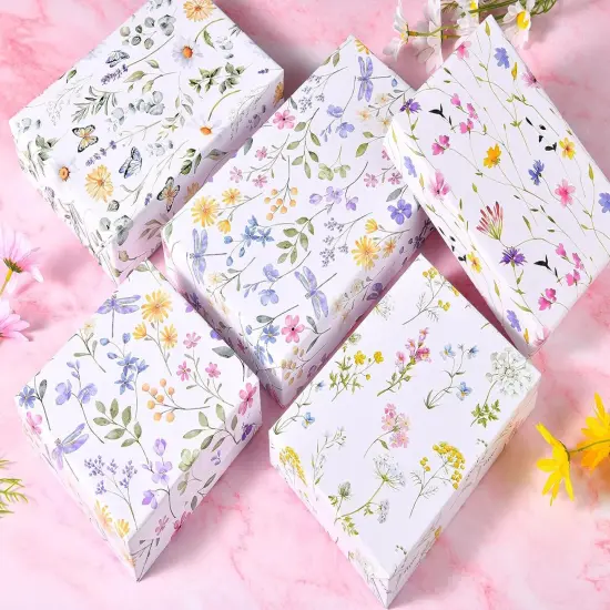 8 Sheets Wildflower Wrapping Paper for 20 x 28 Inches {3}