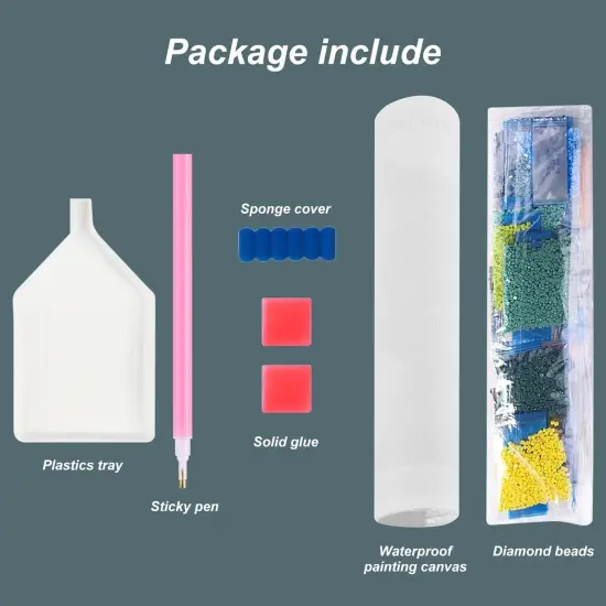 Books Diamond Art Kits DIY Daisy Diamond Painting Kits for Beginners Adults 5D Round Full Drill Diamond Painting Kits for Adults for Home Wall Decoration Gift 12&times;16 inch. {5}