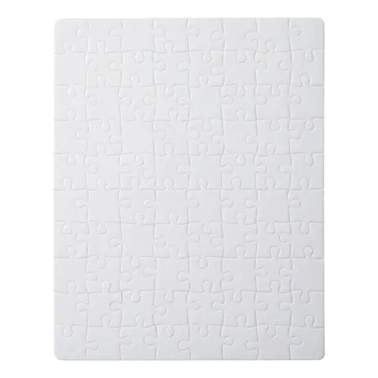 10 Sets Blank Sublimation Puzzles for DIY Crafts, 80-Piece Jigsaws for Heat Press Thermal Transfer (9 x 8 In) Multicolor {6}