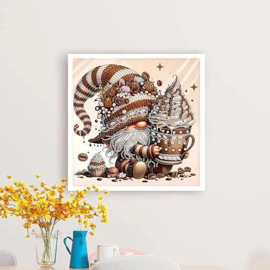 5D Special Shape Gnome Diamond Art Kits for Beginners, Diamond Painting Kits for Adults {2}