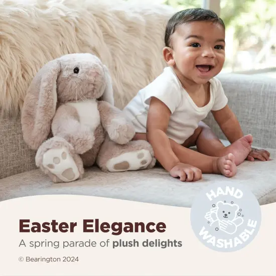 Bearington Boomer The Stuffed Bunny, 10.5 Inch Stuffed Bunny Plush, For Ages 1-14 Brown {3}