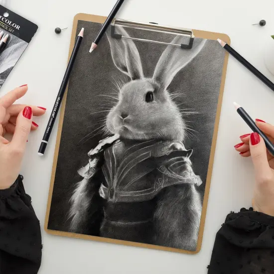 Professional Eraser Pencil Set, 6pc Eraser Pencils and 2pc Sharpener, Erasing Small Details or add Highlights for Sketching, Charcoal Drawings. Fine Detail Eraser for Beginners & Artists {4}