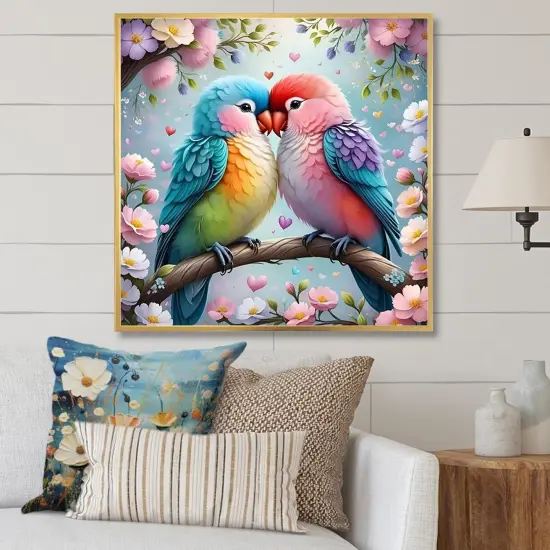 Spring Diamond Art Kits for Adults,5D Bird Diamond Painting DIY Animal Diamond Art Diamond Painting Kits for Adult,Round Full Drill Diamonds, Diamond Art Kits for Home Decor-12x16inch {3}