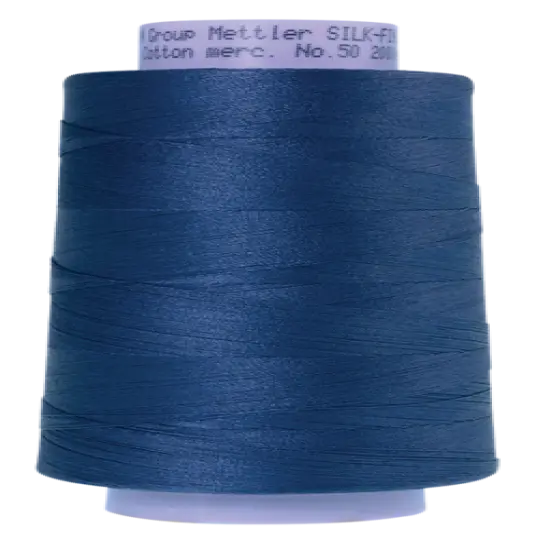 True Navy (9150-1365) | Silk-Finish Cotton 50wt (1829M / 2000Y) | Mettler Thread {1}
