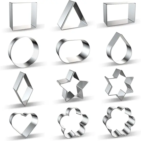 Mini Cookie Cutter Set with Box for Biscuits & Fruit 24 Pieces {2}