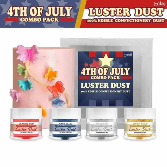 4th of July Luster Dust Combo Pack Collection B (4 PC SET) {1}